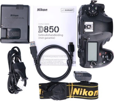Nikon Tweedehands Nikon D850 Body CM6201 Zwart