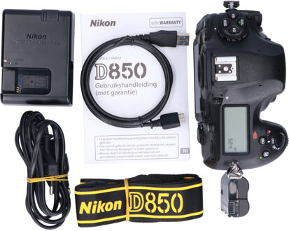 Nikon Tweedehands Nikon D850 Body CM7969 Zwart
