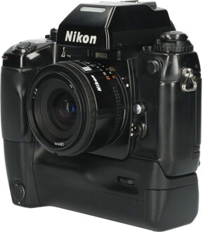 Nikon Tweedehands Nikon F4E met MB-23 grip en AF Nikkor 28mm f/2.8 CM5248