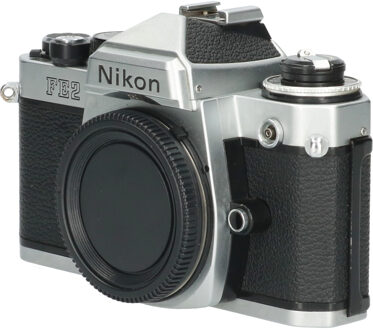 Nikon Tweedehands Nikon FE2 Body CM3168 Zwart,Zilver