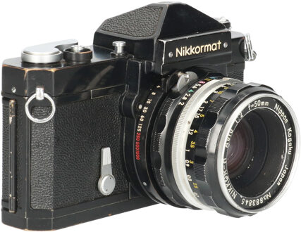 Nikon Tweedehands Nikon Nikkormat met 50mm f/2 CM5214 Zwart