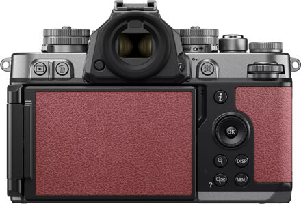 Nikon Z f Silver Body Mauve Pink