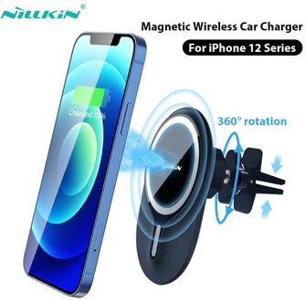 Nillkin 10W Qi Draadloze Autolader Voor Iphone 12 11 Pro Max Holder Air Vent Mount Voor Samsung Galaxy s21 Voor Iphone 12 Pro Max For iphone 12 Series