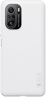 Nillkin Poco F3 Case Pocophone F3 Cover Super Frosted Shield Hard Pc Back Cover Case Voor Xiaomi Poco F3 H-wit