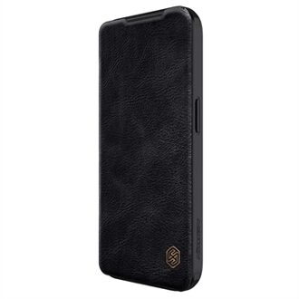 Nillkin Qin Pro iPhone 15 Pro Flip Case - Zwart