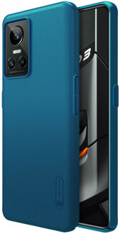 Nillkin Super Frosted Shield Case voor de Realme GT Neo 3 - Blauw