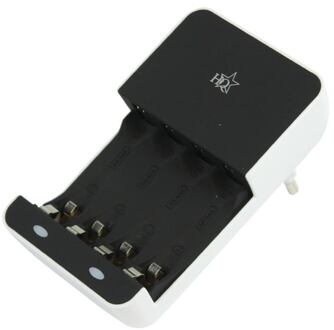 NiMH-Batterijlader AA / AAA - BACH05 - Zwart
