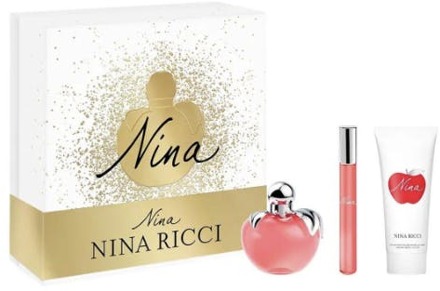 Nina Ricci Geschenkset Nina Ricci Nina EDT & Bodylotion Giftset 50 ml + 10 ml + 75 ml