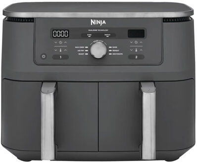 Ninja DZ400EU Dual Zone Airfryer Grijs