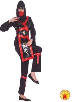 Ninja Lady kostuum Zwart