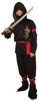 Ninja Pakje Kind Zwart
