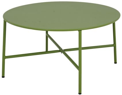 Nino Bijzettafel - Staal - Groen - Diameter 70cm