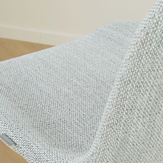 Nino-Fé barkruk grijs melange - beige onderstel - 65 cm