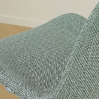 Nino-Fé barkruk saliegroen - zwart onderstel - 75 cm