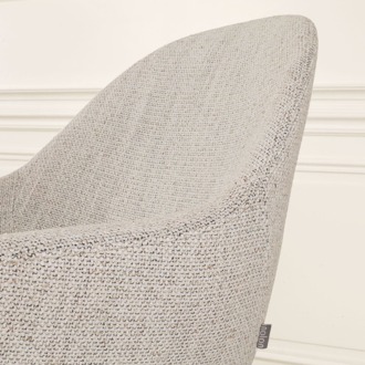 Nino-Mae barkruk beige gemêleerd - beige onderstel - 65 cm