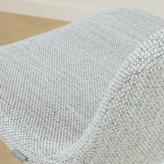 Nino-Mats barkruk grijs melange - zwart onderstel - 65 cm