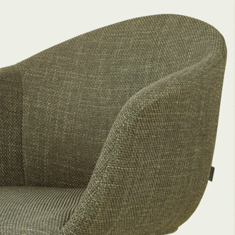 Nino-Otis barkruk forestgroen - zwart onderstel - 65 cm