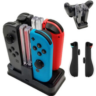 Nintend Schakelaar Controller Charger Charging Dock Station Voor De Nintendo Switch Joycon Ns Pro Controller Charge Met Joycon Case