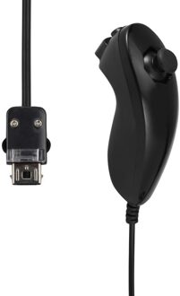 Nintend Wii Game Controller Joystick Linkerhand Gebogen Game Handle Controller Nunchuk Voor Nintend Wii Gamepad Nunchuck Game bend zwart