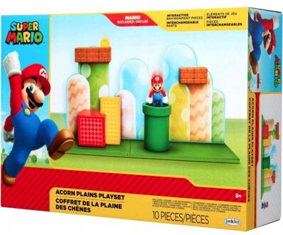 Nintendo Super Mario 6,5Cm Actieset Acorn Plains