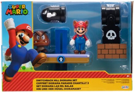 Nintendo Super Mario 6,5Cm Actieset Switichback-Hill
