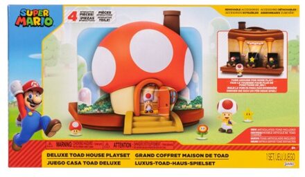 Nintendo Super Mario Toad huis deluxe voor figuren van 6,5cm