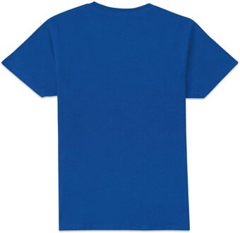 Nintendo Super Mario Varsity Mario Unisex T-Shirt - Blue - XL Blauw