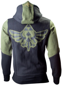 Nintendo Zelda Character Zip Hoodie - S (Green)