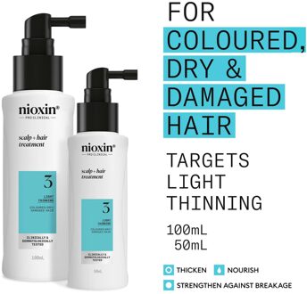 NIOXIN Scalp and Hair Thickening System 3 Leave on Treatment 100ml