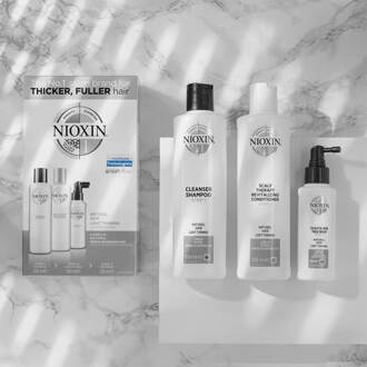 NIOXIN System 1 Cleanser 300ml - Normale shampoo vrouwen - Voor Beschadigd haar/Droog haar/Gekleurd haar