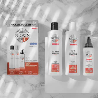 NIOXIN System 4 Cleanser 300ml - Normale shampoo vrouwen - Voor Beschadigd haar/Droog haar/Gekleurd haar