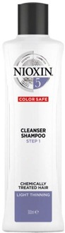 NIOXIN System 5 Cleanser 300ml - Normale shampoo vrouwen - Voor Beschadigd haar/Droog haar/Gekleurd haar