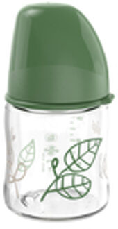 NIP ® Brede halsfles cherry green Boy, 120 ml, groen van glas - 120ml