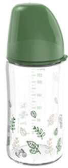 NIP ® Wijdhals cherry green Boy, 240 ml van glas Groen - 125ml-250ml