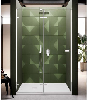 Nisdeur Lacus S.Pietro 100x200 Tweedelig Chroom Lacus