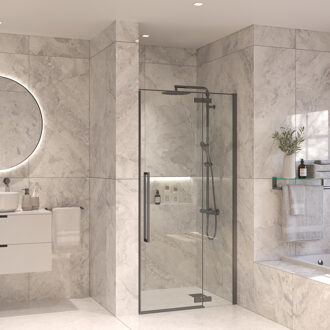 Nisdeur Set Sanivo Vigo 130x200 Gunmetal