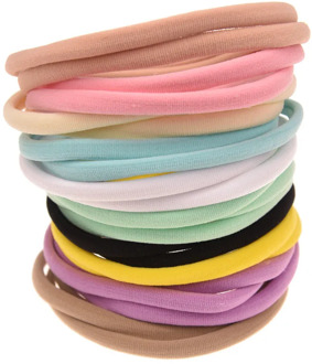 Nishine 10pcs/lot Nylon Headband for Baby Girl DIY Hair Accessories Elastic Head Band Kids Children Fashion Headwear baby turban