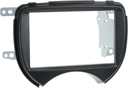 Nissan 2-DIN Paneel Nissan Micra 2010-2013 Kleur: Zwart 381210032
