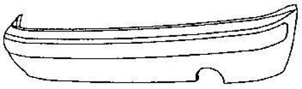 Nissan ACHTERBUMPER 3305542