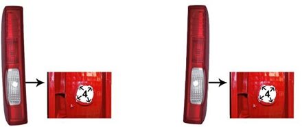 Nissan Achterlicht set SET4395931