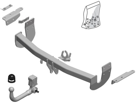 Nissan Afneembare trekhaak, BMU kogel