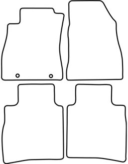 Nissan Automatten Nissan Pulsar 2014