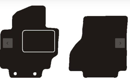 Nissan Automatten passend voor Nissan e-nv200 2020-> MSN1360982