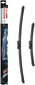 Nissan Bosch ruitenwissers Aerotwin A519S - Lengte: 600/340 mm - set wisserbladen voorzijde A519S
