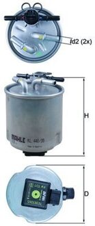 Nissan Brandstoffilter KL44039