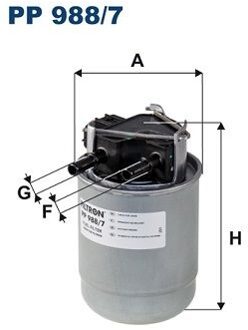 Nissan Brandstoffilter PP9887