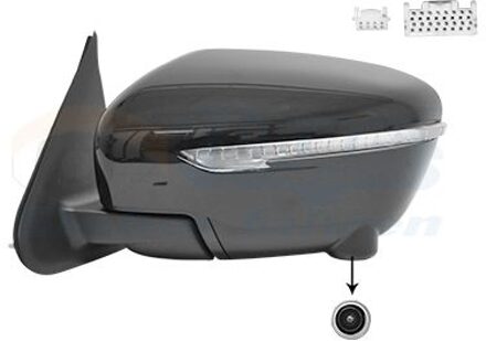 Nissan Buitenspiegel * HAGUS * 3383827