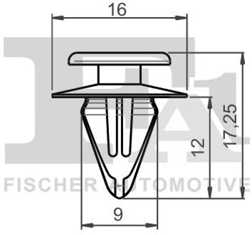 Nissan Clip, sier- /beschermingslijst 75400035