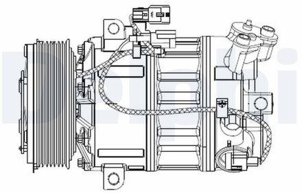 Nissan Compressor, airconditioning CS20477