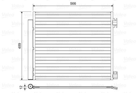 Nissan Condensor, airconditioning 822559